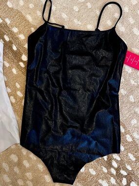 Brand new with tags! Commando Black Faux Leather Bodysuit